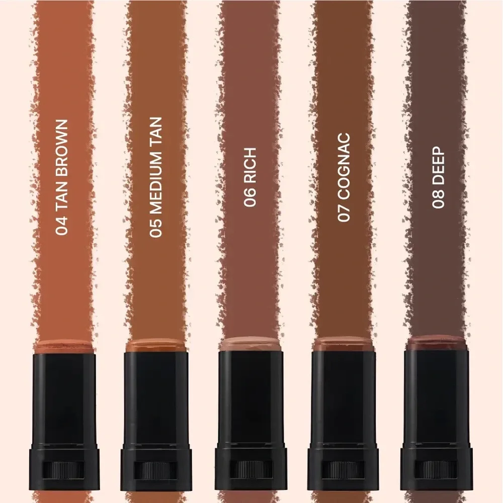 Kiss New York 08 Deep Airy Velvet Contour Stick- cool undertone, dark to deep